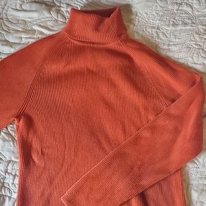 Orange Turtleneck